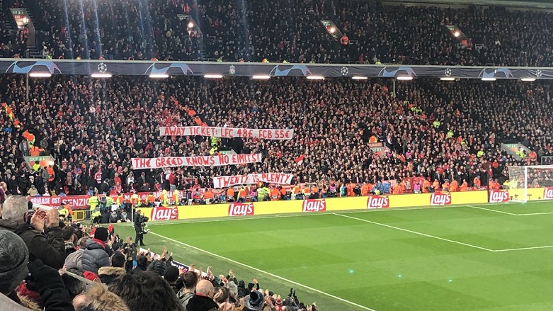 Bayern Münih taraftarından protesto 